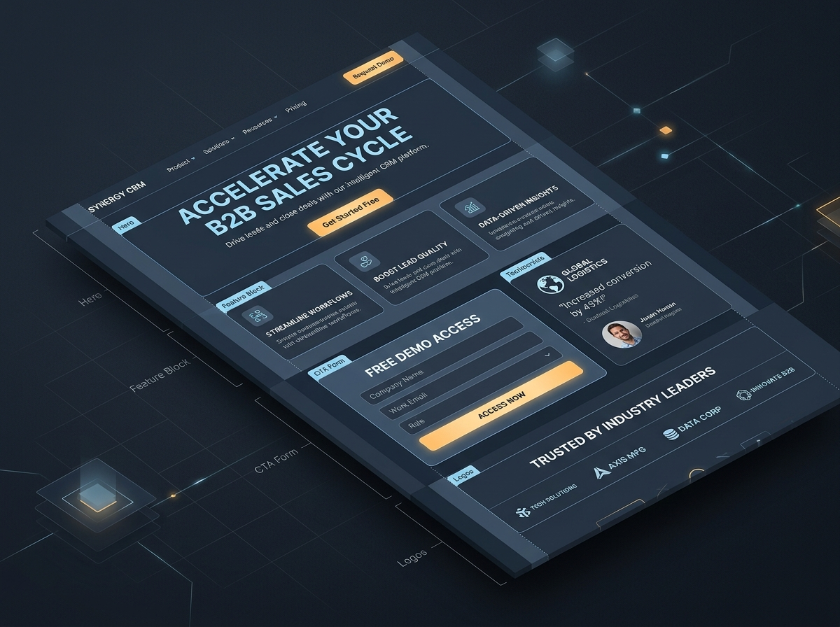 GrowthSlate Conversion Website Dashboard Mockup